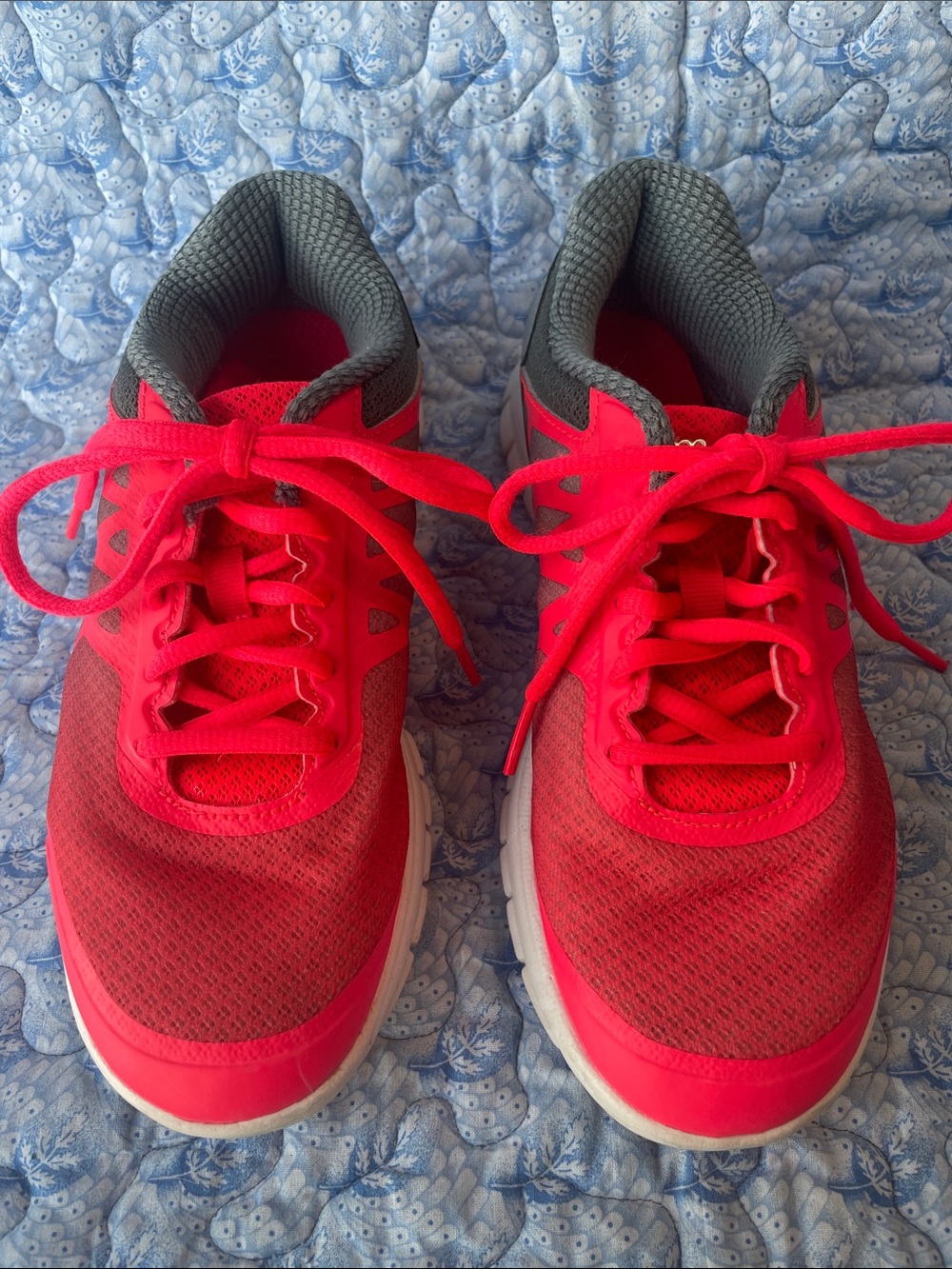 Fila Pink Athletic Sneakers with Gray Lining
